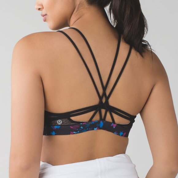 lululemon athletica Other - GUC Lululemon Make A Move Bra Dandy Digie Multi / Black Cups Included | Size 4